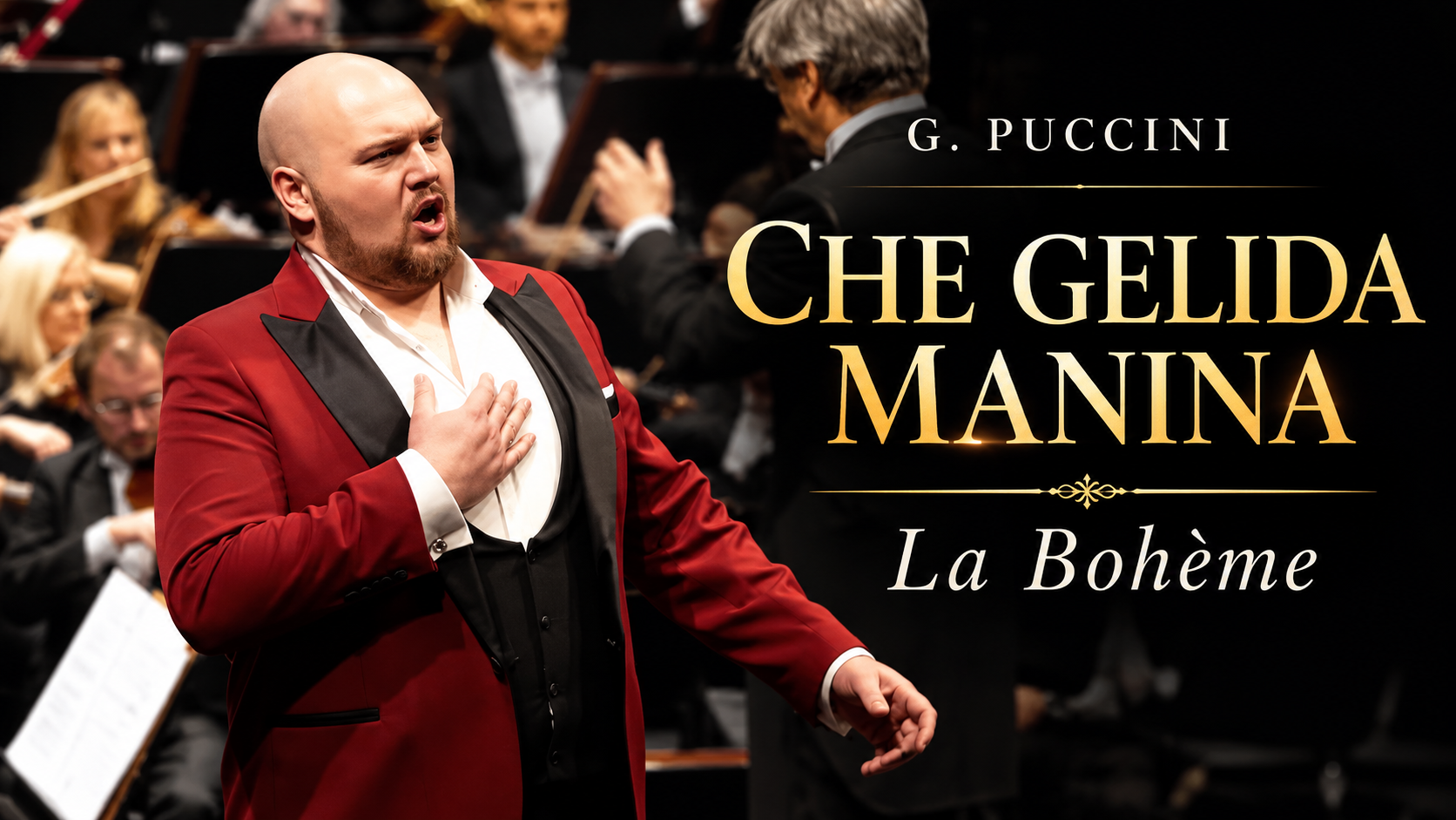 Michał Jopek, G. Puccini - „Che gelida manina” Rudolo aria’s from I act „La Boheme”